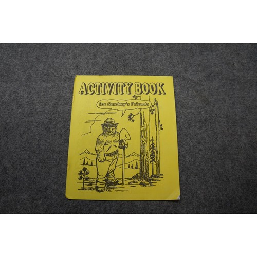 Vintage smokey bear activity - smokey,